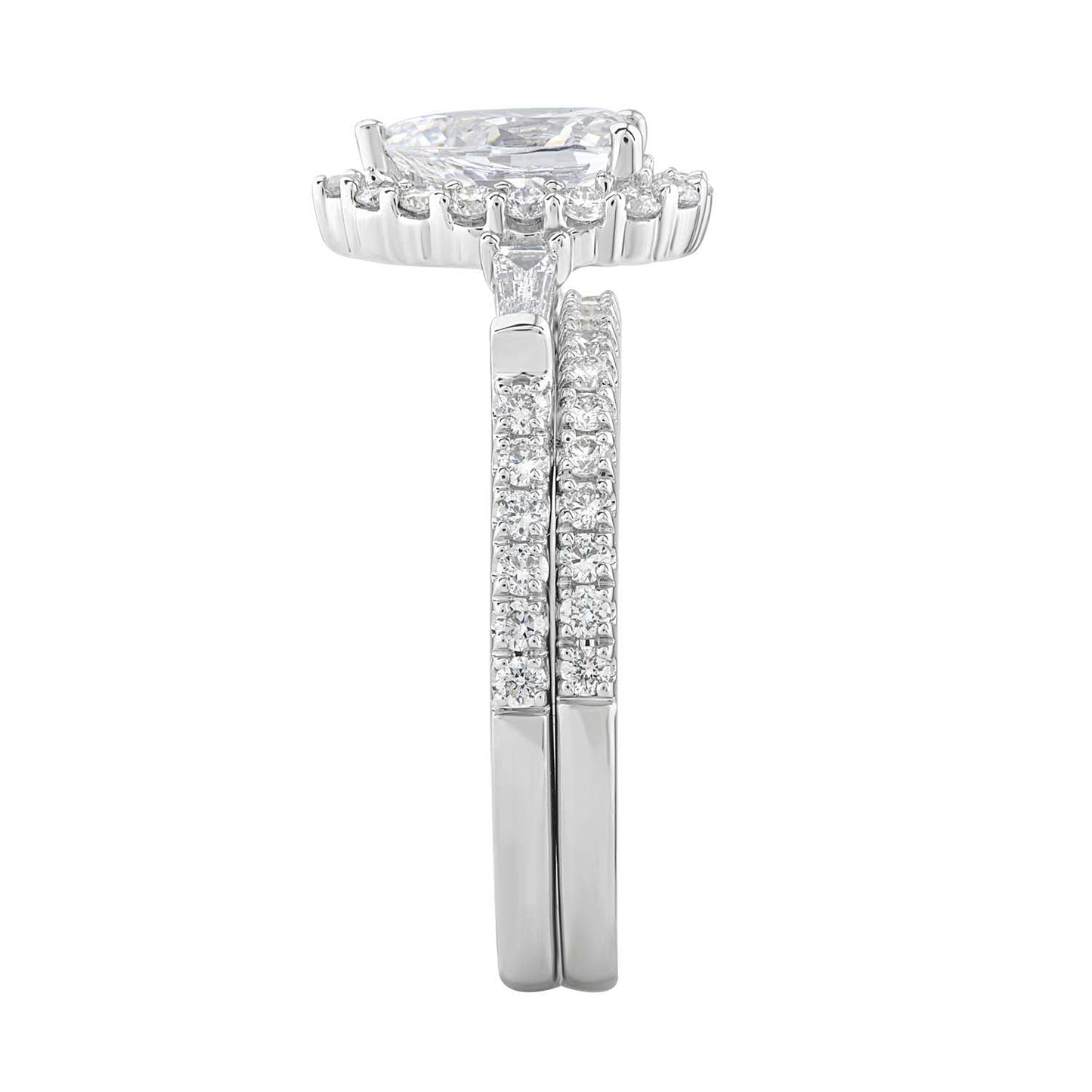 1.82ct Lab Grown Diamond Ring in 18K White Gold