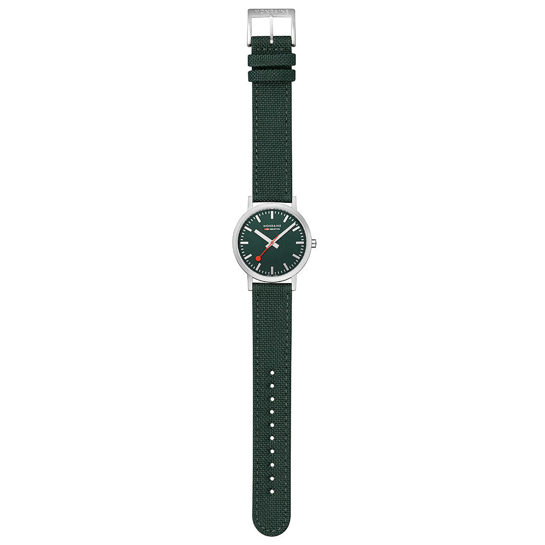 Mondaine Official Swiss Railways Classic Green 36mm Watch