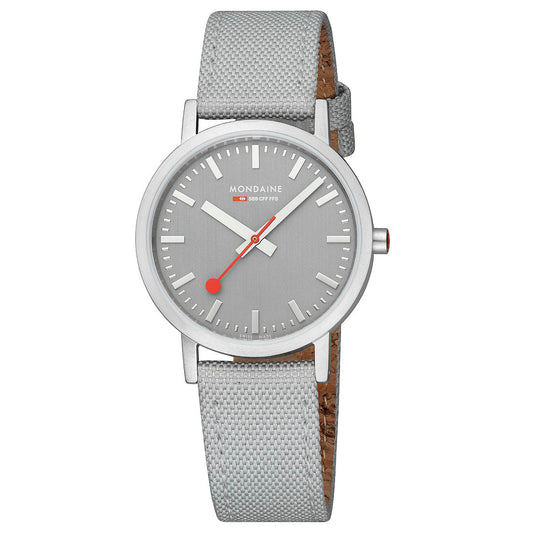 Mondaine Official Swiss Railways Classic Grey 36mm Watch