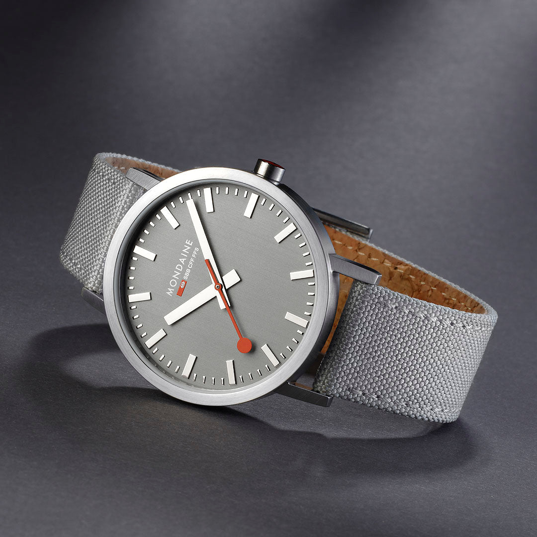 Mondaine Official Swiss Railways Classic Grey 40mm Watch