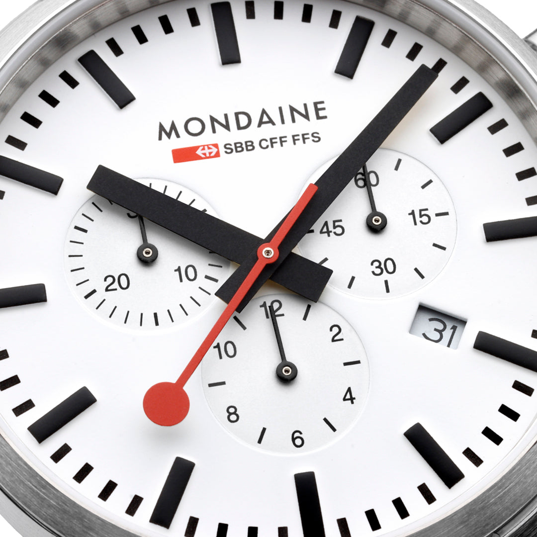 Mondaine Official Swiss Railways Neo Chronograph 41mm Watch