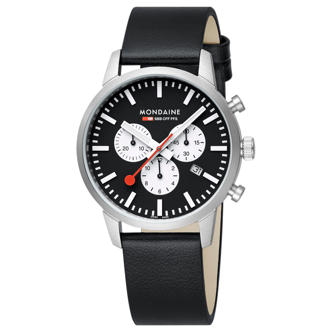 Mondaine Official Swiss Railways Neo Chronograph Super-LumiNovaB. 41mm Watch