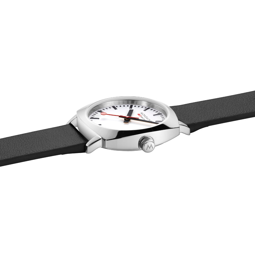 Mondaine Official Swiss Railways Petite Cushion 31mm Vegan Leather Watch