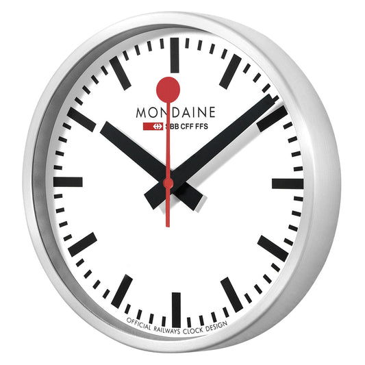 Mondaine Official Swiss Railways Wifi stop2go Wall Clock 25cm