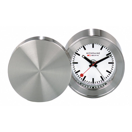 Mondaine Official Swiss Railways Travel Alarm Clock