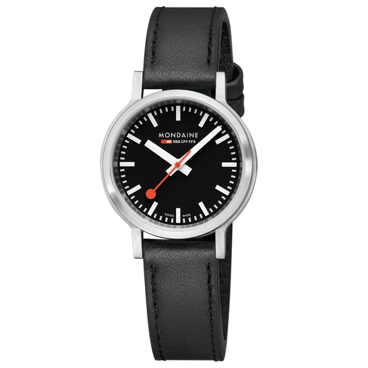 Mondaine Official Swiss Railways Stop2Go Automatic Super-LumiNovaB. 34mm Watch