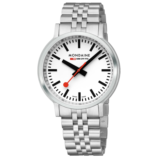 Mondaine Official Swiss Railways Stop2Go Automatic BackLight 41mm Watch