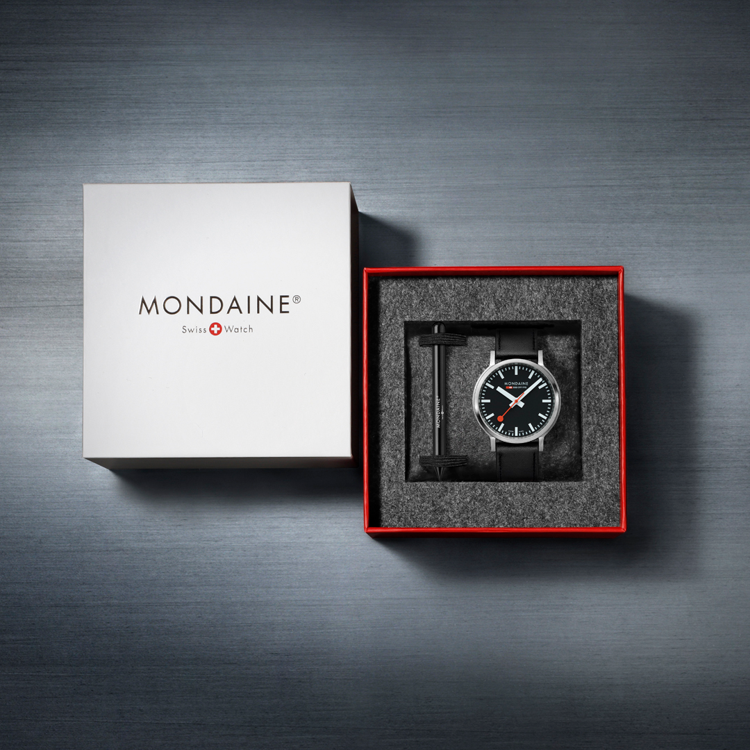 Mondaine Official Swiss Railways Stop2Go Automatic Super-LumiNovaB. 41mm Watch