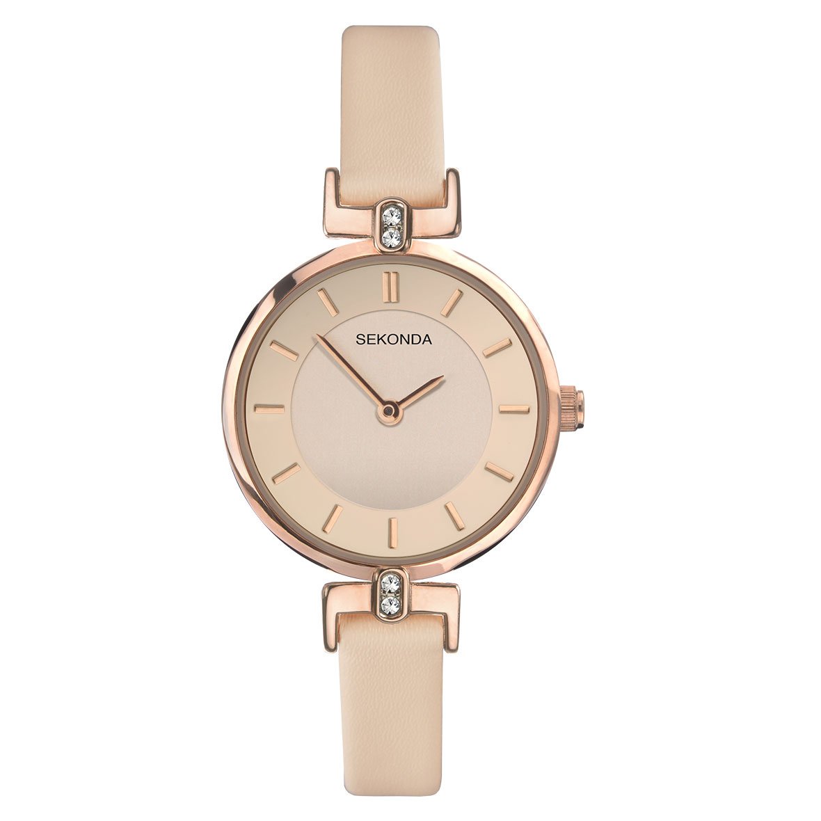 Sekonda Women's Rose Gold Plated Dress Watch