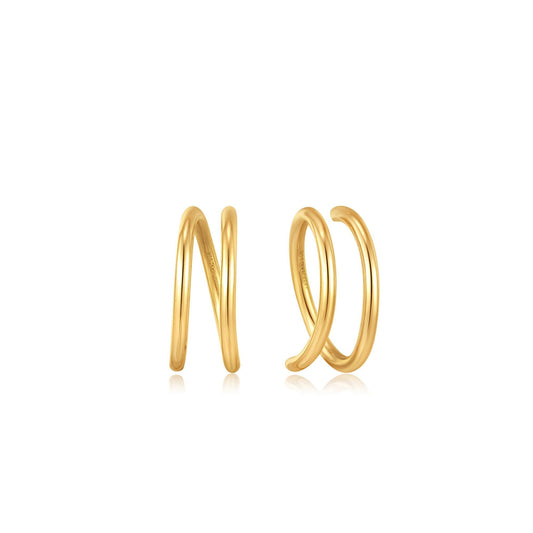 Ania Haie 14kt Gold Twist Earrings