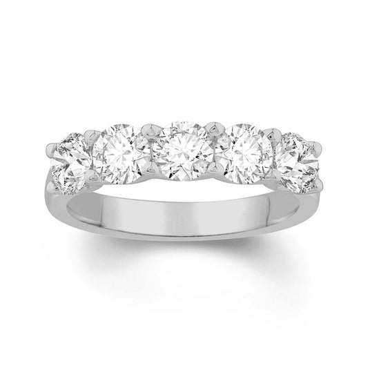 1.25ct Lab Grown Diamond Ring in 18K White Gold