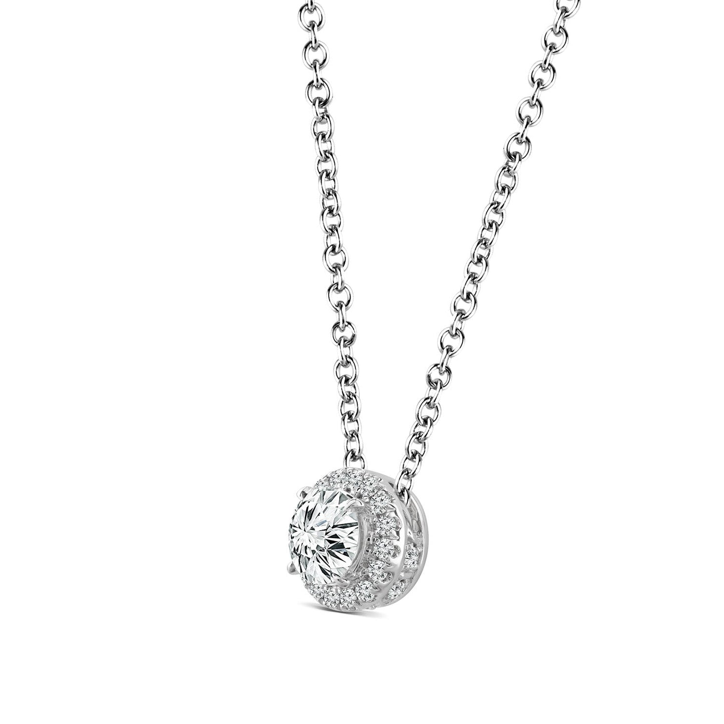 1.25ct Lab Grown Diamond Necklace in 18K White Gold