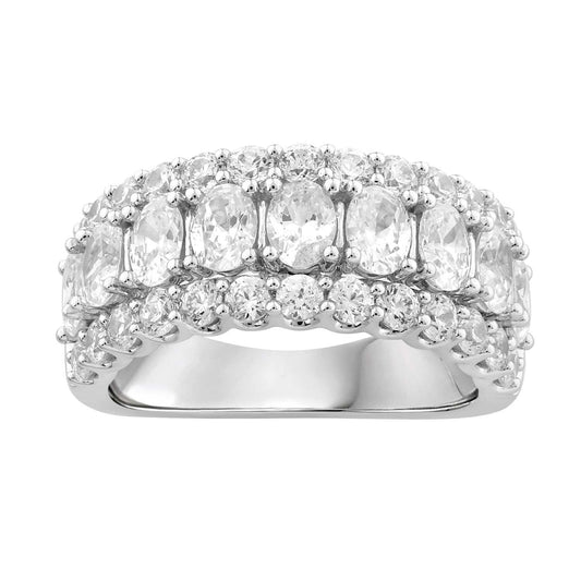 2.70ct Lab Grown Diamond Ring in 18K White Gold