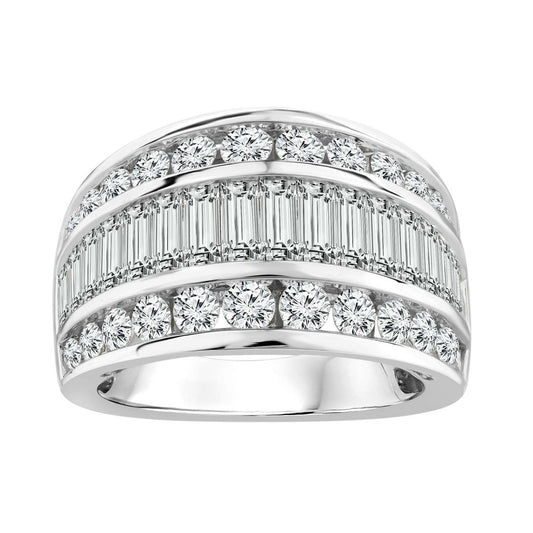 3.00ct Lab Grown Diamond Ring in 18K White Gold