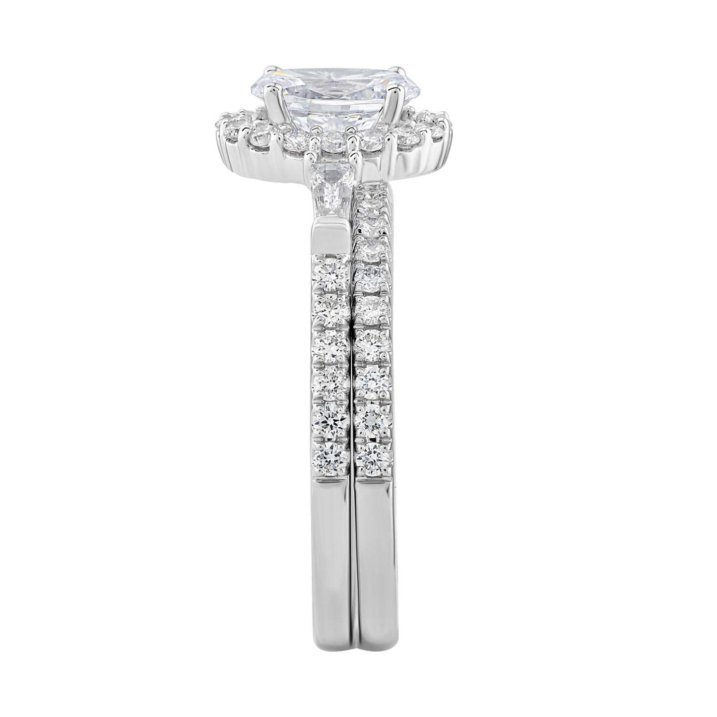 1.82ct Lab Grown Diamond Ring in 18K White Gold