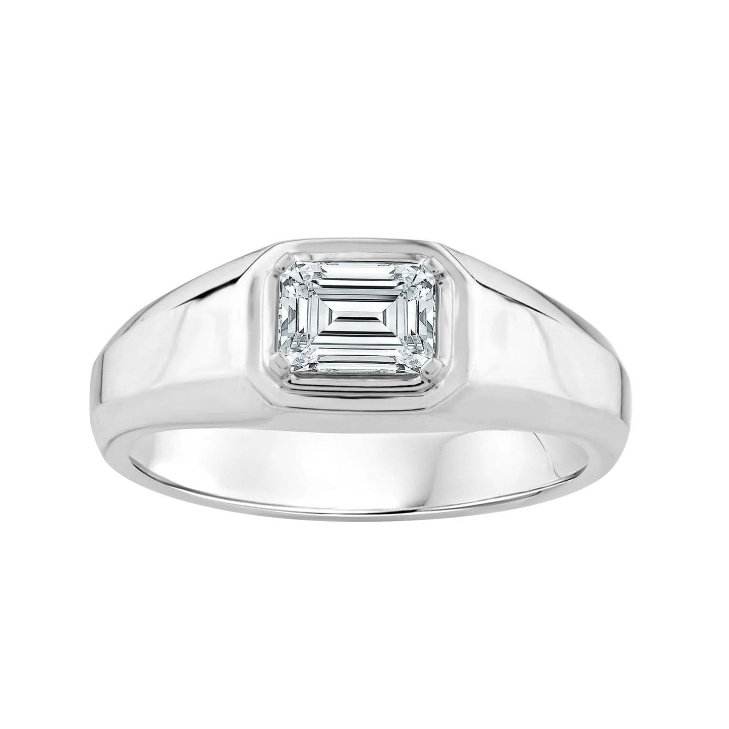 1.00ct Lab Grown Diamond Ring in 18K White Gold