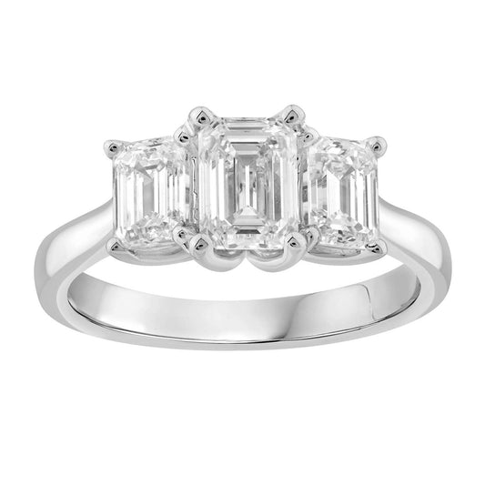 2.00ct Lab Grown Diamond Ring in 18K White Gold