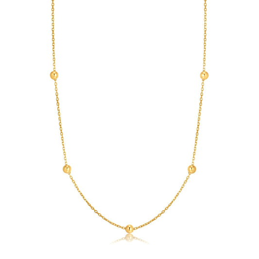 Ania Haie 14kt Gold Beaded Necklace