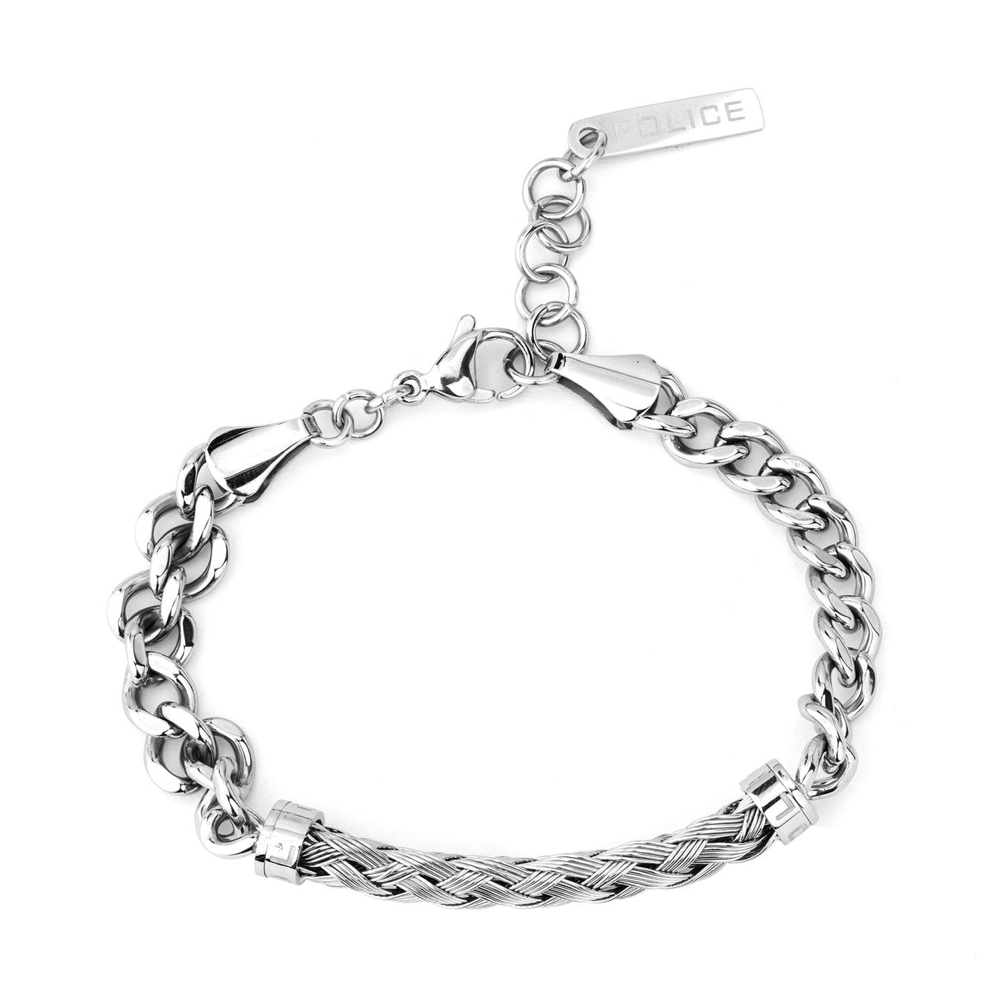 Police Crossed Men's Bracelet