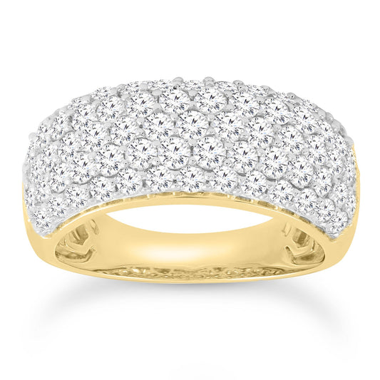 Diamond Ring with 2.00ct Diamonds in 18K Yellow Gold