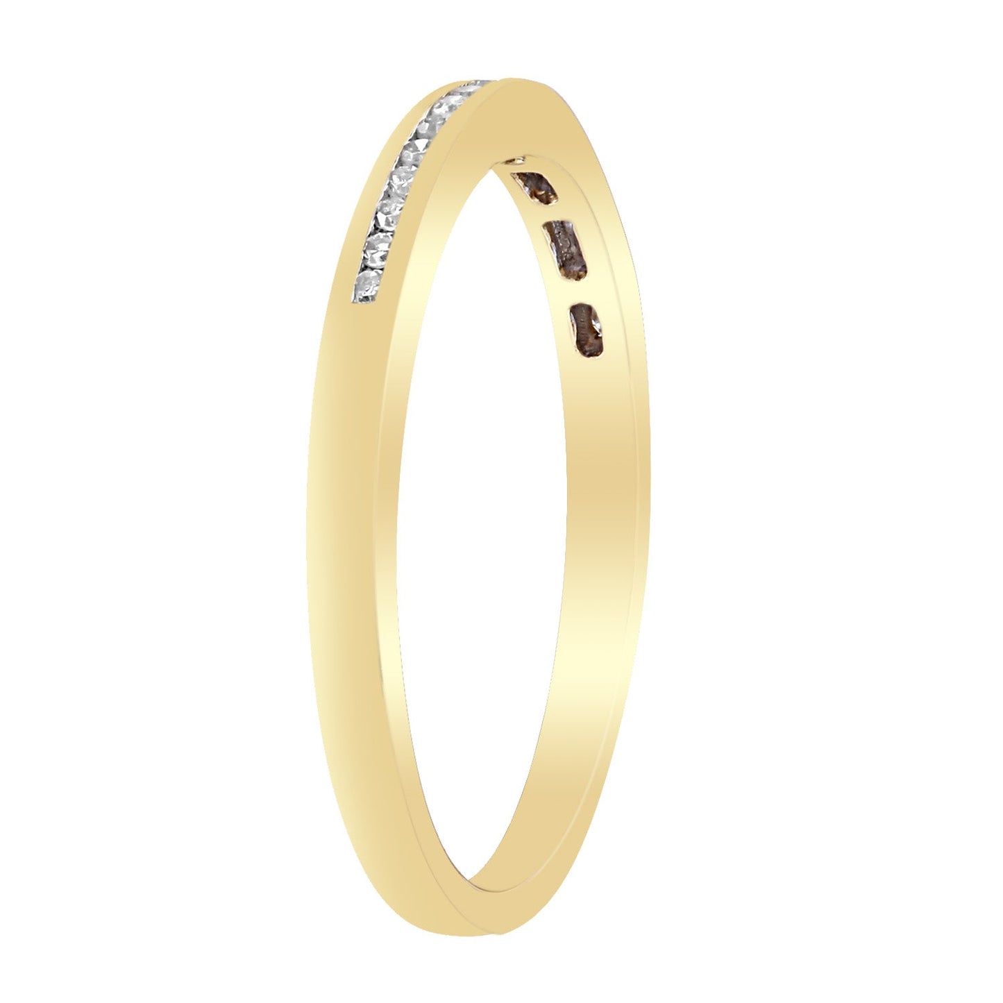 Diamond Ring with 0.10ct Diamonds in 9K Yellow Gold