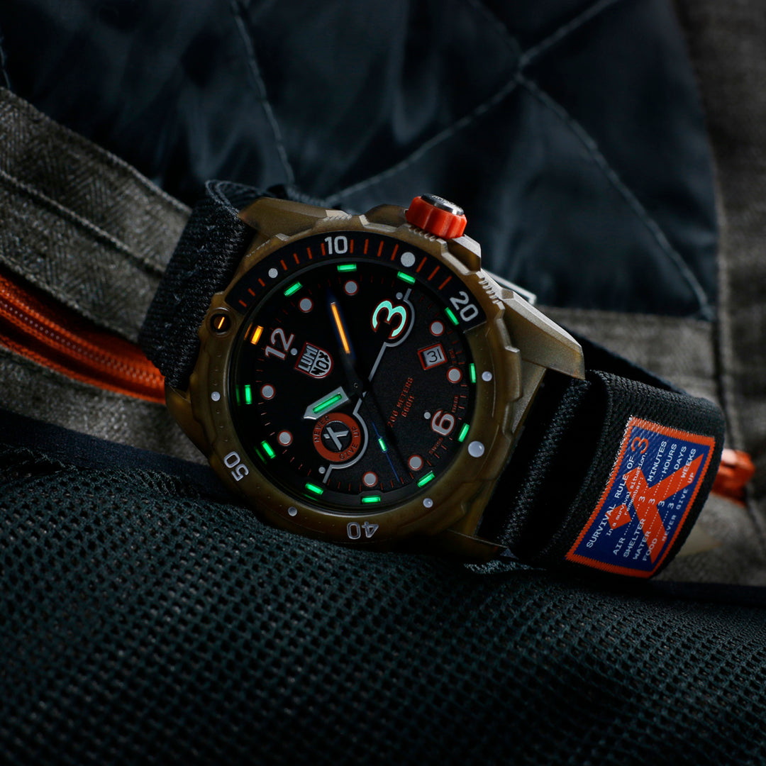 Luminox Bear Grylls x #TIDE Recycled Ocean Material Rule of 3 Men's Watch