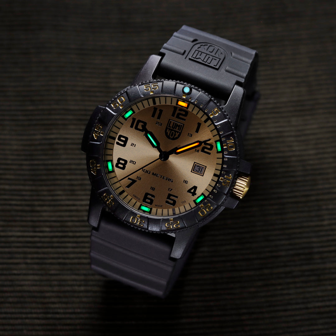 Luminox Leatherback Sea Turtle Gold Edition Watch - 0325