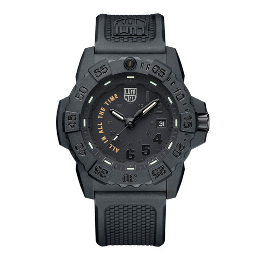 Luminox Navy SEAL Blackout Limited Edition 45mm Men's Watch - XS.3501.BO.AL